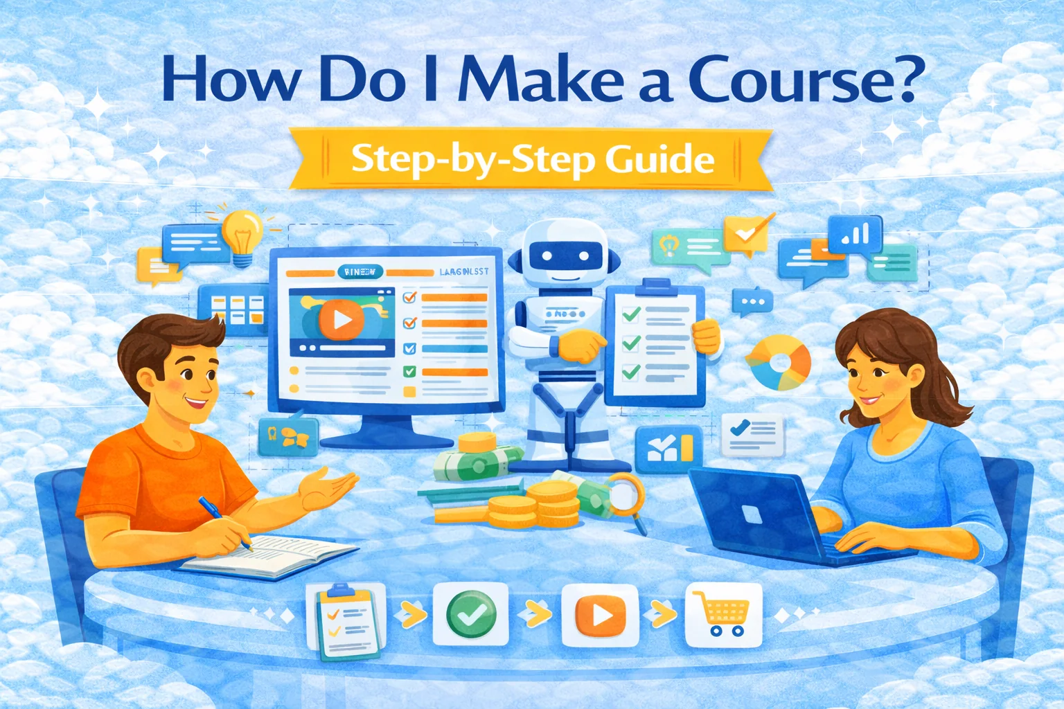 How Do I Make a Course? A Practical, Step-by-Step Guide (with Templates + an AI Workflow)