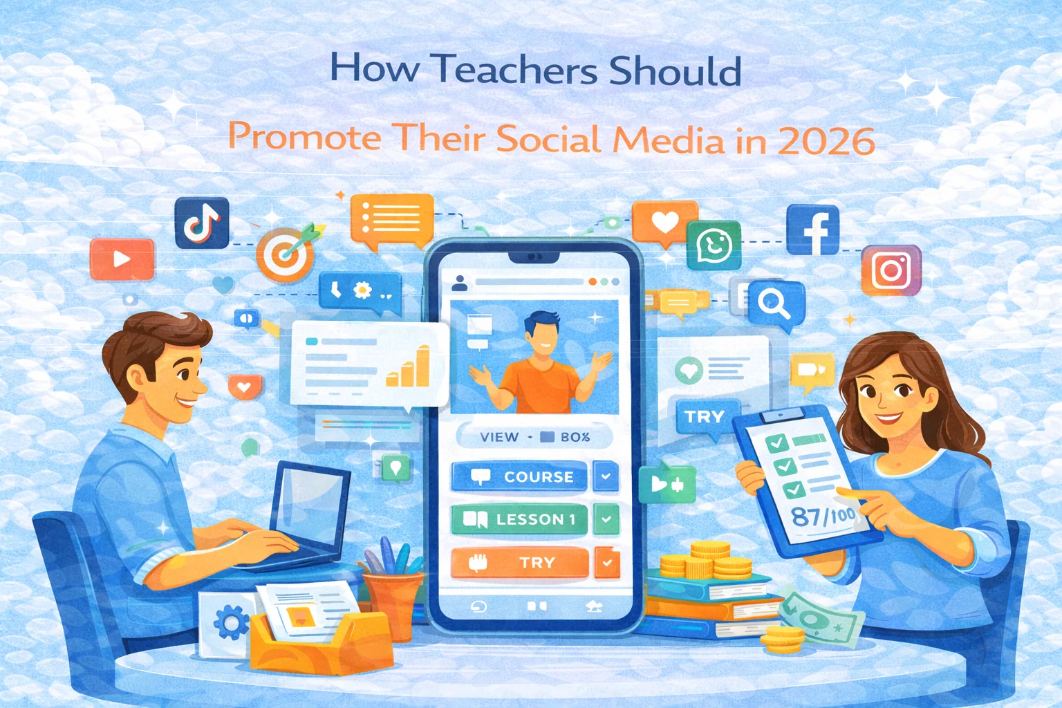 How Teachers Should Promote Their Social Media in 2026 (Without Feeling Like a Cringey Influencer)